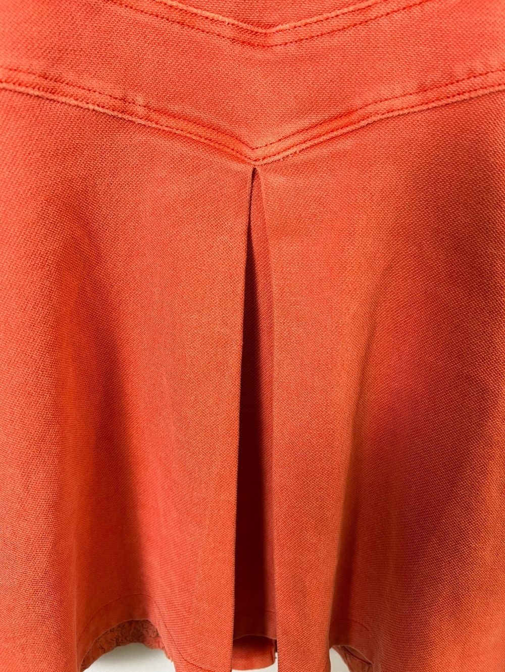 Anthropologie Orange Cropped Denim Jacket Medium - Picture 9 of 14